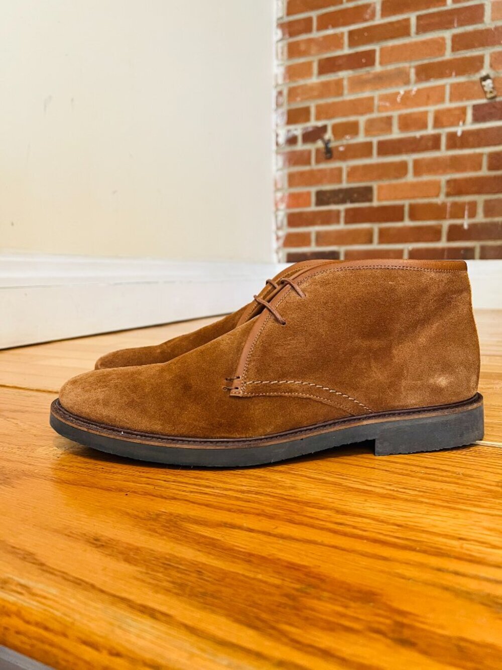 Peter Millar Brown Suede Chukka Boots Shoe - Men’s Size 10.5 US - Picture 3 of 15